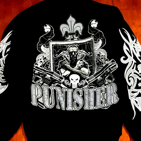 🔥Jh Design🔥Collection Marvel Punisher jacket - Picture 1 of 5
